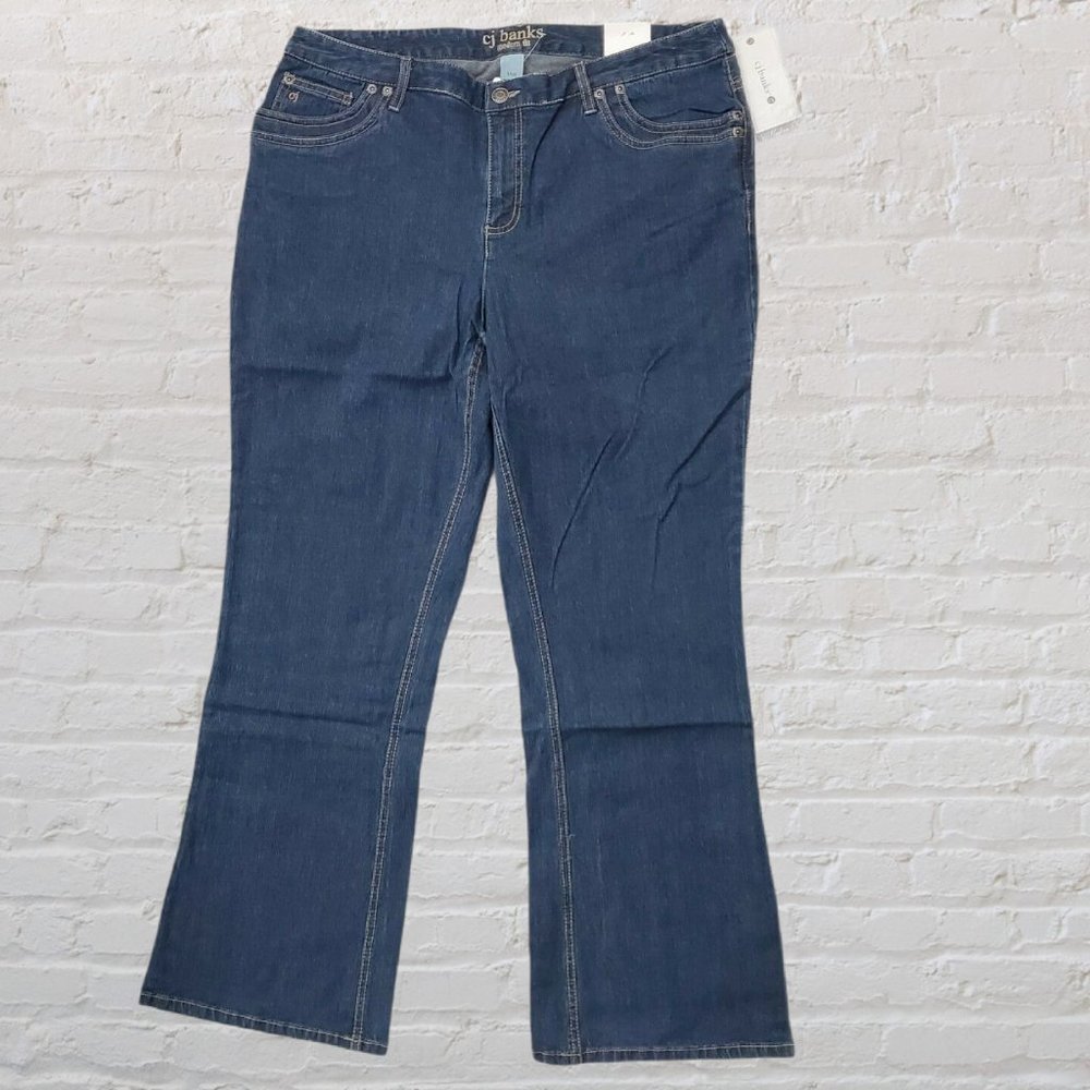 CJ Banks Modern Fit Boot Cut Jeans Pick Size